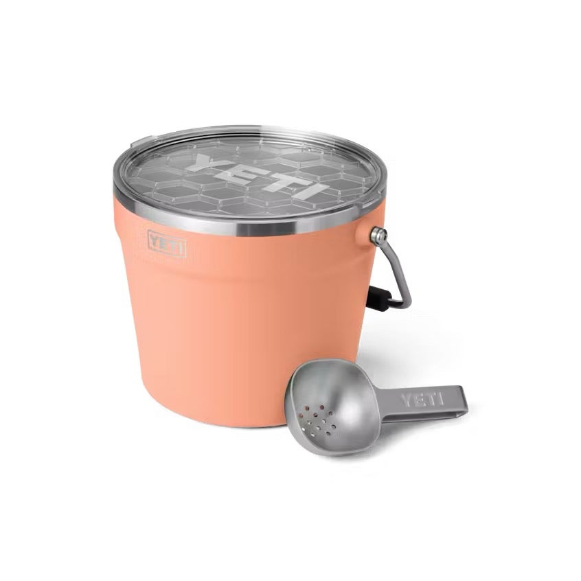 Yeti Rambler Beverage Bucket Lowcountry Peach | The Winyah Angler