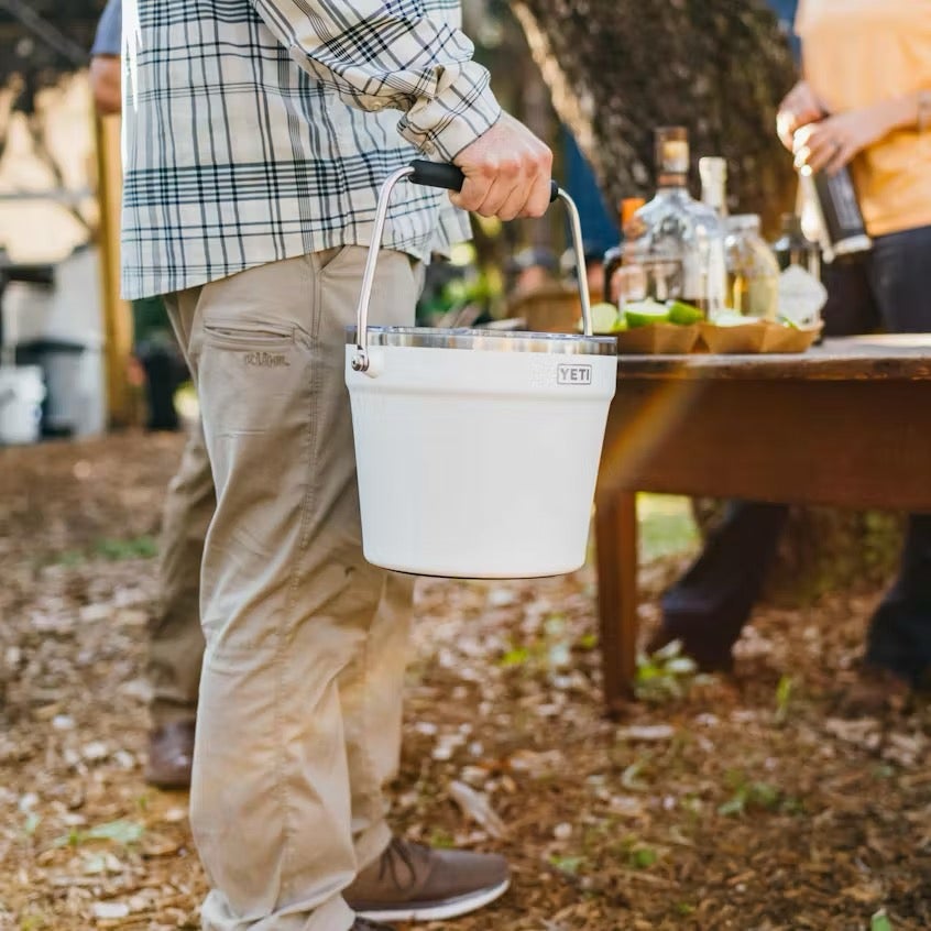 Yeti Rambler Beverage Bucket Lowcountry Peach | The Winyah Angler